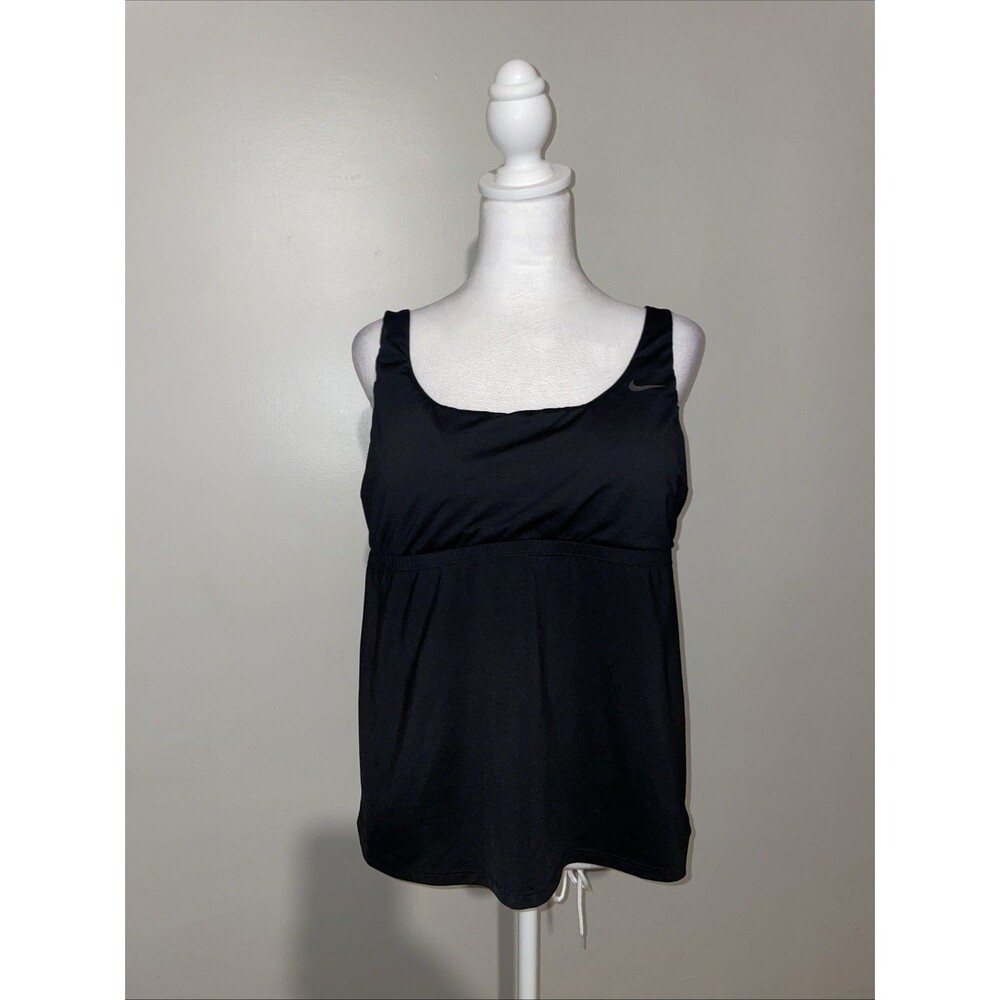 Nike Dri-FIT Black Athletic Running Sport Bra Womens XL Athleisure Blokette Gym